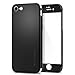 Spigen Thin Fit 360 Designed for Apple iPhone 7 Case (2016) 2 Tempered Glass Screen Protectors Included - Black