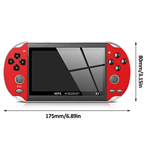 Womdee Handheld Game Console with Built in 200 Games,4.3inch Double Joystick Classic Arcade Retro Game Player Support Download Games,8GB Portable Video Games Player for Kids Birthday Gifts Presents - Thumbnail 5