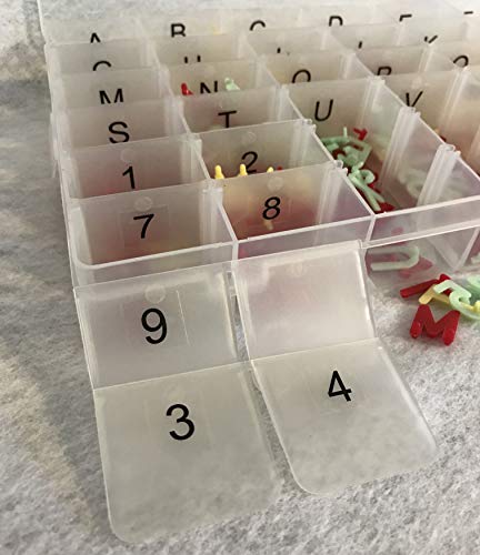 4 Plastic+Organizer+Container+Adjustable+dividers