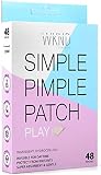 Simple Pimple Patch (Play)- Acne Patch hydrocolloid Acne Spot Treatment - 48 Pimple Patches for Face - Invisible Super Absorbing zit patch