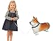 Walking Animal Balloons Pet Balloon Air Walkers, Kids Animal Theme Birthday Party Supplies Birthday Decorations (Corgi)