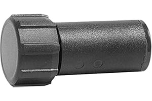 ONE STOP OUTDOOR 5-PACK - 1/2" Inch Drip Irrigation Connector Fitting, Compression Hose END CAP, Drip Irrigation Fitting .700 OD (Fits Poly Tubing .680" OD, .700" OD & .704" OD)