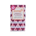 Pukka Herbal Teas Organic Elderberry and Echinacea with Elderflower, 20 Count