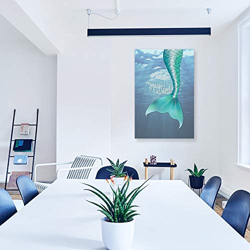 Im Really A Mermaid Artwork Art Print 24" Gallery Grade Thick Paper