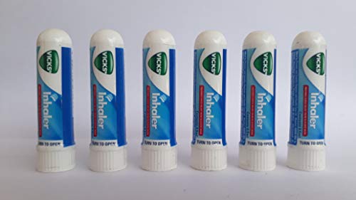 Vicks Inhaler Nasal Vapor Breather Tubes -0.5ML Tubes-6 Tubes Total - //coolthings.us