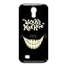 Alice in Wonderland We're all mad here Cheshire Cat Smile Face Unique Durable Hard Plastic Case Cover for SamSung Galaxy S4 I9500 Custom Design Fashion DIY (S4 9500, Multi-color)