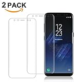 Samsung Galaxy S8 Screen Protector, TOPGO Bubble-Free Anti-Scratch Film [Full Cover]-HD Clear