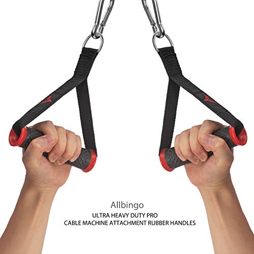 allbingo Ultimate Tricep Pull Down Rope Cable Machine Attachment