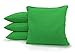 Johnson Enterprises, LLC 8 Standard Corn Filled Regulation Duck Cloth Cornhole Bags! 17 Colors (You Pick)!! (Black/Kelly Green)