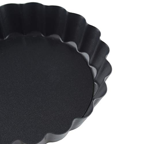 image for Kitchenwarehouse Non stick 4 Inch Quiche Pans Removable Bottom Mini Ta