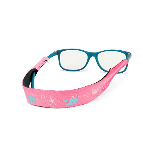 Croakies Kids Eyewear Retainer, Oh Whale, 13 Inch X 3/4 Inch on