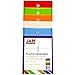 JAM PAPER Plastic Envelopes with Button & String Tie Closure - Letter Open End - 9 3/4 x 11 3/4 - Assorted Colors - 6/Pack