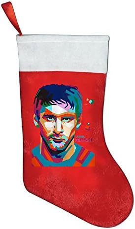 Lionel Messi Wpap Barcelona CR7 Christmas Kids Party Supplies Favors Cute Home Tree Holiday Decorations Santa Claus Stockings Gift Bags Red Green
