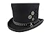 Conner Hats Steampunk Wool Top Hat -- Black X-Large
