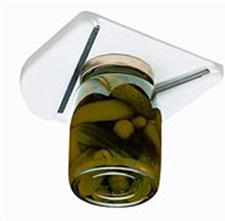 Under Cabinet Jar Opener Vise V Shaped Wedge Kitchen Counter Lid Bottle Cap New