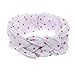 BiBang Baby Girls Toddler Bow Headbands Turban Knot Rabbit Hairband Headwrap Headwear (Pack of 5) (type two)