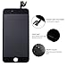 Full Assembly LCD Display Touch Screen Digitizer Replacement Compatibal For iPhone 6 4.7 Inch Repair Kit With Open Tools (6G Black)