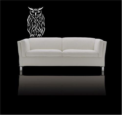 Owl wall decal sticker home décor 23" x 13"
