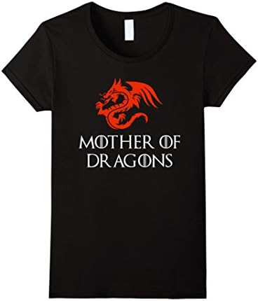 Womens MOTHER OF DRAGONS T-SHIRT XL Black