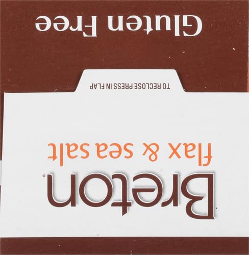 DARE BRETON GLUTEN FREE CRACKERS, ORIGINAL WITH FLAX, 4.76 OUNCE,PACK OF 1