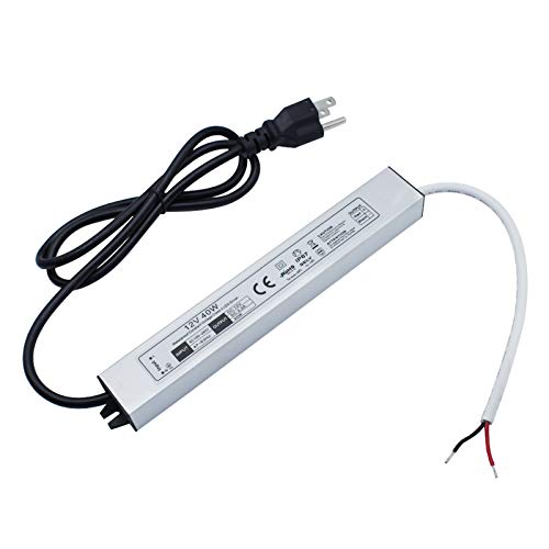 LightingWill LED Driver 40 Watts Waterproof IP67 Power Supply ...