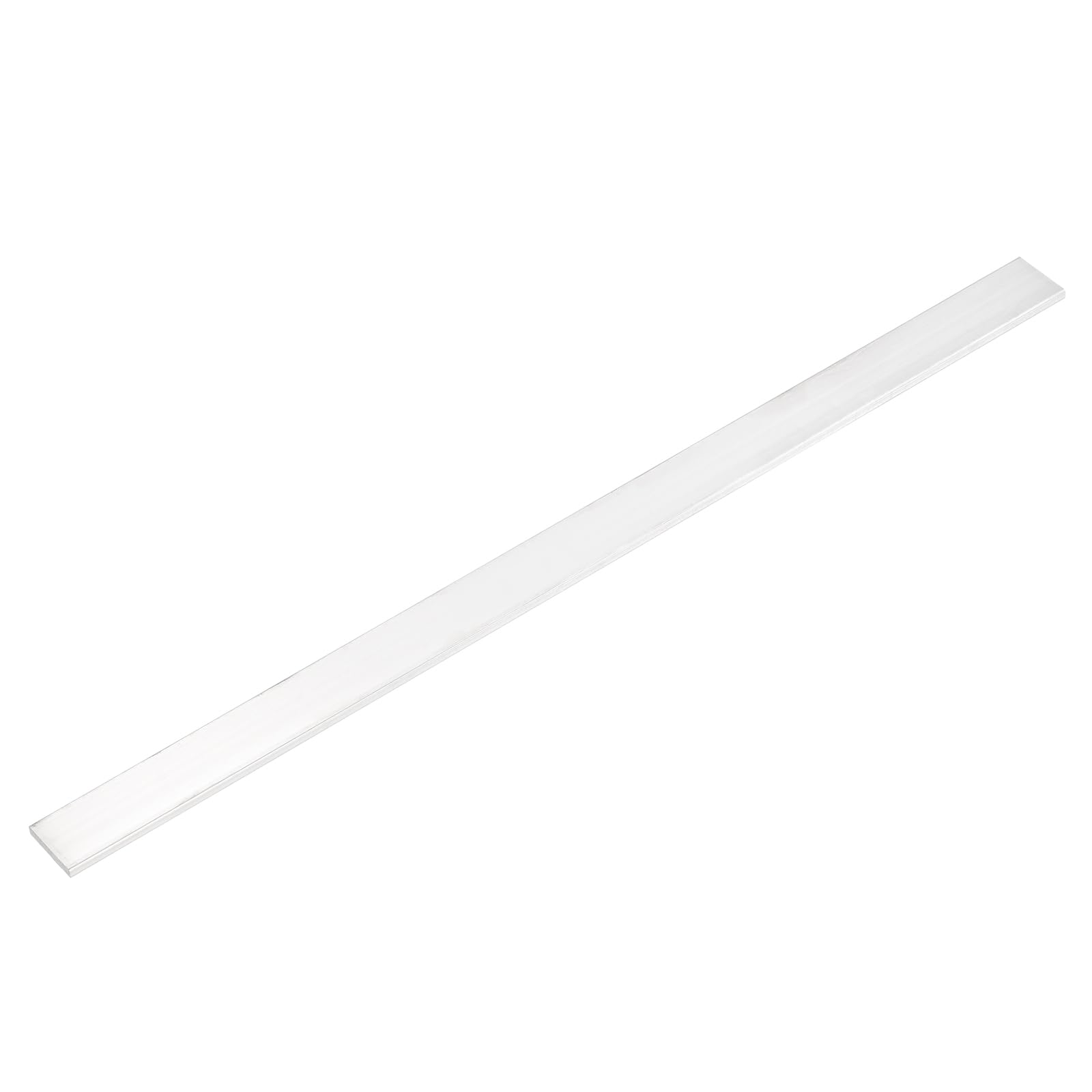 Photo 1 of MECCANIXITY Square Aluminum Flat Bar, 1/16" (3mm) Thick x 1" (25mm) Width x 12" (305mm) Long 6061 Aluminum Flat Plate Solid New Mill Stock Silver for Industrial Building