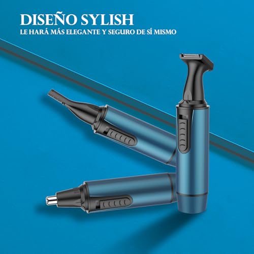 Nose & Ear Hair Clipper, 3 in 1 Professional Hair Trimmer - Nose, Ears, Eyebrows and Facial Hair Remover Painless Waterproof USB Rechargeable for Men and Women