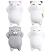EOSAGA Mini Animal Squishies, 36 Pack Kawaii Cute Soft Squishy Cat Animals Toys, Mochi Squeeze Stress Relief Toy, Accessories of Phone Case， Party Favors