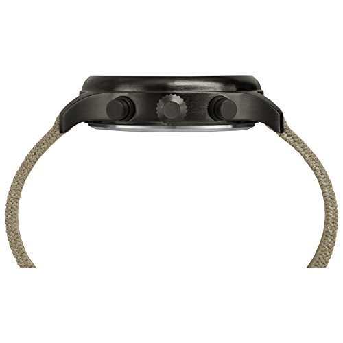 Timex Men's Expedition Field Chrono 43mm Watch – Black Case Dial