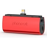 PhoneSuit Flex XT Pocket Charger for iPhone 6 And iPhone 6 Plus External Battery Pack Works with Most iPhone Cases - MFI (Red)