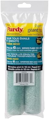 Purdy 2-Pack Jumbo Mini Roller Replacements 6-1/2 In Mohair 1/4 in view 2