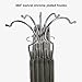 SONGMICS Hangers, 12-Pack Pant Hangers Velvet, No-Slip Strong Enough and Space Saving with Metal Clips Grooves Hook for Coat Pants Jacket, Gray UCRF12V