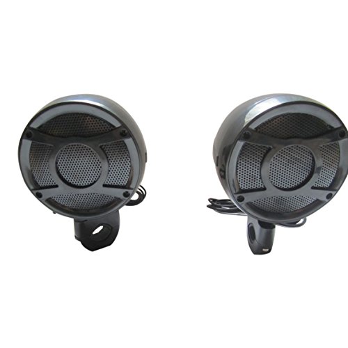 Shark Waterproof Motorcycle Handlebar Speakers, 300 Watts Each, 3 X 4
