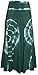 Agan Traders Women's 2024 Fall Tie-dye High Waistband Bohemian Maxi Skirt - A Line Flared Long Skirts for Women