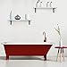 Homfa Floating Shelves Wall Mounted 2 Display Ledge Shelf with Bracket for Pictures and Frames Modern Home Decorative