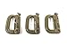 ITW GrimLoc - Locking D-Ring for Molle Gear - Tactical Accessory Locking Carabiner (3 pack) (Coyote Brown)