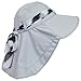 Tirrinia Wide Brim Flap Cap with Floral Ribbon for Women - Perfect for Beach, Gardening, Hiking, Fishing, Safari