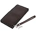 YALUXE Women's Leather Clutch Checkbook Wallet with Wrist Strap Fit iPhone6 Plus / Samsung Galaxy S4 (Gift Box)