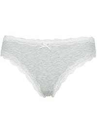 CharmLeaks   Calzoncillos de algodón para mujer con encaje para bikini