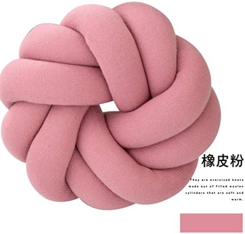 WLLLO Creative Knotted Pillow Nordic Home Decoration Sofa Cushion,B