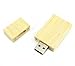 Uactor 10pcs Bamboo Wood Thumb Stick 16GB USB 2.0 Flash Drive High Speed U-Disk Light Brown