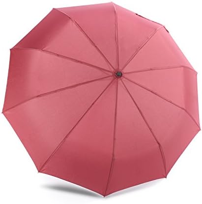StormeagleReinforced 10 Ribs Travel Automatic Umbrellas Auto Open Close Folding Golf Lightweight Compact Windproof Umbrella, Sturdy Durable Portable UV Protection and Slip-Proof Handle
