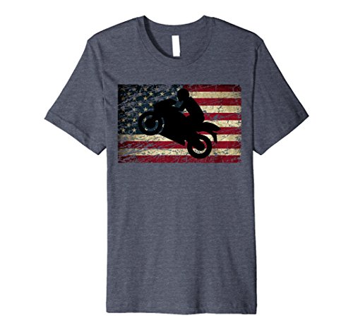 Mens American Super Bike Shirt Motorcycle Championship Racing Tee XL Heather Blue