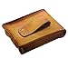CyberDyer Genuine Leather Magnet Ammo Pouch for Slingshot Stainless Steel Bag Case (Brown)