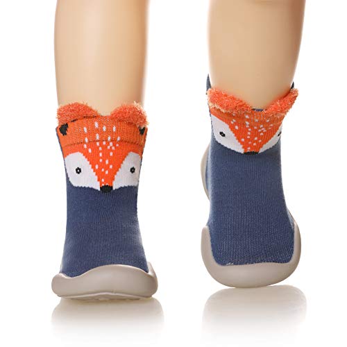 Baby Shoes Toddler Boys Girls First Walking Socks Shoes Non-Skid Slipper Indoor Floor Sneakers for Unisex Newborn Infants