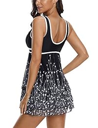 Urban Virgin Trajes de baño de dos piezas a rayas para dama