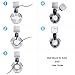 Galdoo Outlet Wall Mount Hanger Stand for Echo Dot 3rd Gen, Upgraded Space-Saving Solution with Cord Management for Your Smart Home Speakers Without Messy Wires or Screws (2, White)