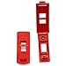 Zing Green Products 6064 USA Made Recycled Plastic Wall Switch Lock Out, 3.5 x 1.5 x 0.25 Inch,Red