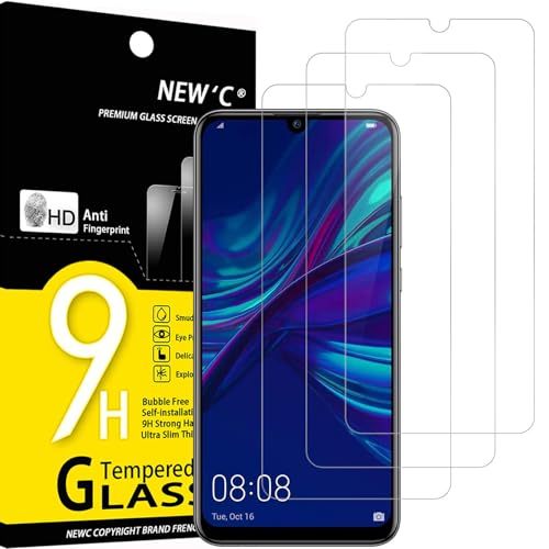NEW'C 3 Stück für Huawei P Smart+ 2019, Enjoy 9s für Panzerglas, Frei von Kratzern, 9H Härte, HD Displayschutzfolie, 0.33mm Ultra-klar, Ultrabeständig
