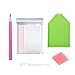 Totoo Fairy Butterfly 5D Diamond Painting Embroidery DIY Paint-By-Number Kit Home Wall Decor (40x40cm, B)